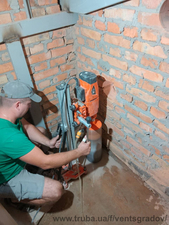 Алмазне буріння і монтаж вентиляції &mdash; Ventsgradov